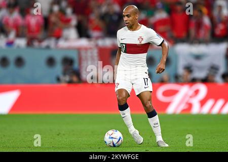 AL KHOR, QATAR - 2 DICEMBRE: Joao Mario del Portogallo durante il Gruppo e - Coppa del mondo FIFA Qatar 2022 partita tra Costa Rica e Germania allo Stadio al Bayt il 2 dicembre 2022 a al Khor, Qatar (Foto di Pablo Morano/BSR Agency) Foto Stock