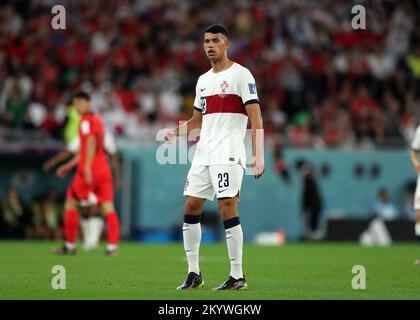 Al Rayyan, Qatar. 02nd Dec, 2022. 2nd dicembre 2022; Education City Stadium, al Rayyan, Qatar; Coppa del mondo FIFA, Corea del Sud contro Portogallo; Matheus Nunes of Portugal Credit: Action Plus Sports Images/Alamy Live News Foto Stock