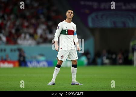 Al Rayyan, Qatar. 02nd Dec, 2022. 2nd dicembre 2022; Education City Stadium, al Rayyan, Qatar; Coppa del mondo FIFA, Corea del Sud contro Portogallo; Cristiano Ronaldo del Portogallo Credit: Action Plus Sports Images/Alamy Live News Foto Stock