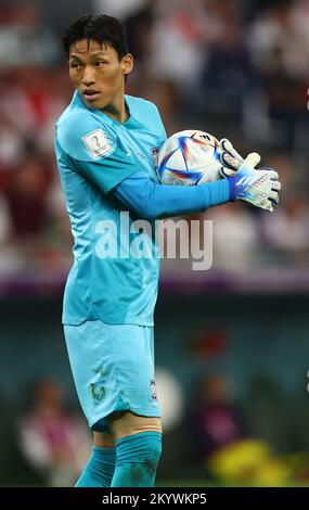 AR Rayyan, Qatar, 2nd dicembre 2022. Seunggyu Kim of Korea durante la partita della Coppa del mondo FIFA 2022 al Education City Stadium, Ar Rayyan. Il credito per le immagini dovrebbe essere: David Klein / Sportimage Credit: Sportimage/Alamy Live News Foto Stock