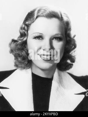 GLENDA FARRELL (1904-1971) attrice cinematografica americana nel 1938 Foto Stock