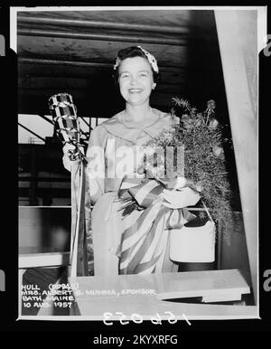 DD-945 Hull , navi, Navali, Barche, Storia Navale, Navy Foto Stock