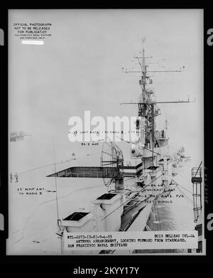 CVL-24 legno di Beeleau , navi, navi navali, barche, storia navale, Navy Foto Stock