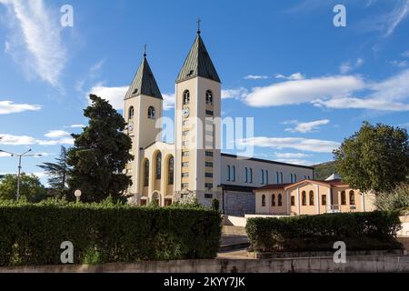 Bosnia Erzegovina, 10 01 2013, Chiesa di San Giacomo a Medjugorje Foto Stock