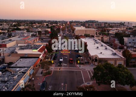 Third Avenue a Chula Vista, California Foto Stock