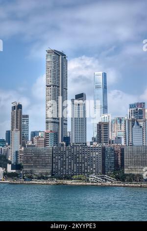 Hong Kong Harbour View Foto Stock