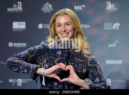 Andrea GERHARD, attrice, presentazione del German Sustainability Award il 2nd dicembre 2022 a Duesseldorf/Germania. Foto Stock