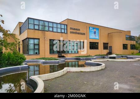 Museo della scienza chiamato 'Museon Omiversum' nella città dell'Aia. Si tratta di un museo che offre ai bambini un sacco di imparare facendo. Foto Stock