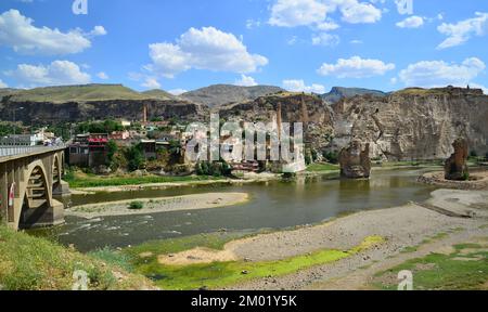 Città storica di Hasankeyf - Batman - TURCHIA (nel 2020, è stata allagata a causa della diga) Foto Stock