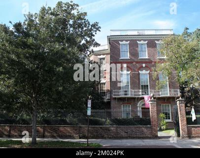 Una vista della casa di Nathaniel Russell a Charleston, Carolina del Sud Foto Stock