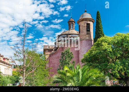 Chiesa militare della Cittadella nel Parco della Ciutadella, Barcellona, Catalogna, Spagna, Europa Foto Stock