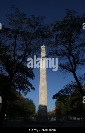 L'Obelisco murato o colonna di Costantino (turco: Orme Dikilitas) sulla Piazza dell'Ippodromo di Sultanahmet nel quartiere Eminonu di Istanbul, Turchia. Foto Stock