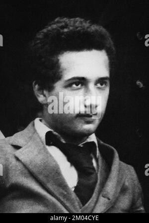 Albert Einstein (1879-1955) Ritratto 1896 Foto Stock