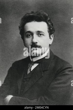 Albert Einstein (1879-1955) ritratto di Jan F Langhans, 1912 Foto Stock