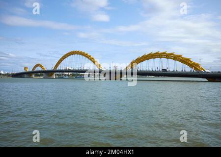 Danand Dragon Bridge da Nang Vietnam Foto Stock