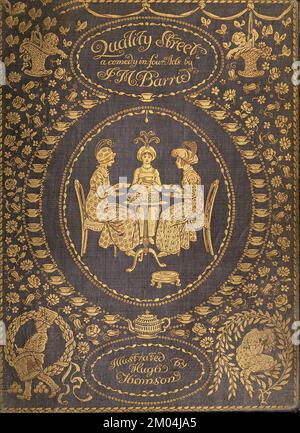 Da ' Quality Street, una commedia in quattro atti ' di James Matthew Barrie, illustrato da Hugh Thomson, Pubblicazione data 1913 Editore London Hodder & Stoughton Quality Street è una commedia in quattro atti di J. M. Barrie, scritta prima del suo più famoso lavoro Peter Pan. La storia riguarda due suore che iniziano una scuola 'per bambini genteel'. Foto Stock