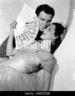 MARIA MONTEZ e ROD CAMERON nei PIRATI DI MONTEREY (1947), diretto da ALFRED L. WERKER. Credit: FOTO UNIVERSALI / Album Foto Stock