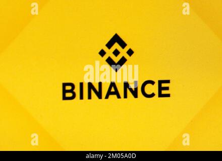 Logo/ Marchenname/ marchio: Binance, Berlin (nur fuer redaktionelle Verwendung. Keine Werbung. Referenzdatenbank: http://www.360-berlin.de. © Jens Foto Stock
