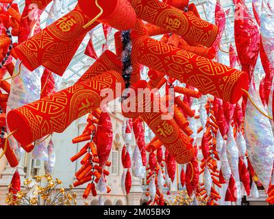 Macau, FEB 11 2013 - decorazione Cinese di Capodanno nell'MGM Macau Foto Stock