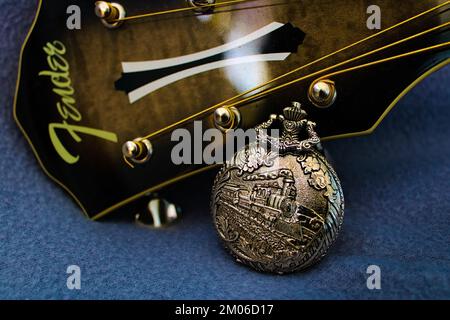 Orologio da collezione vintage con nuovo parafango Foto Stock