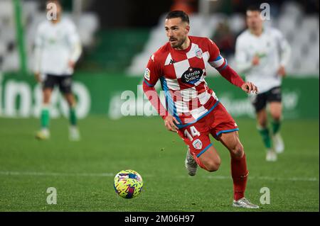 Xabi Torres di CD Lugo durante la partita della Liga Smartbank tra Real Racing Club e CD Lugo allo Stadio El Sardinero il 4 dicembre 2022, a Santander, Foto Stock