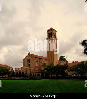 Mt. Angel Abbey in inverno. Foto Stock