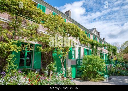 Casa di Claude Monet a Giverny, Francia Foto Stock