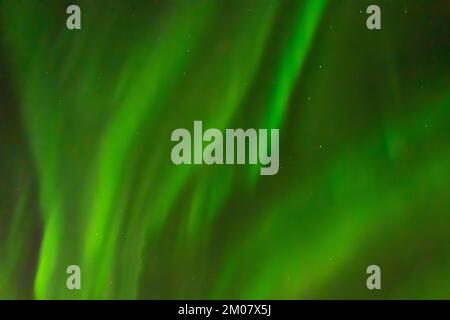 aurea borealis nella notte in Norvegia, chiamato anche luce settentrionale Foto Stock