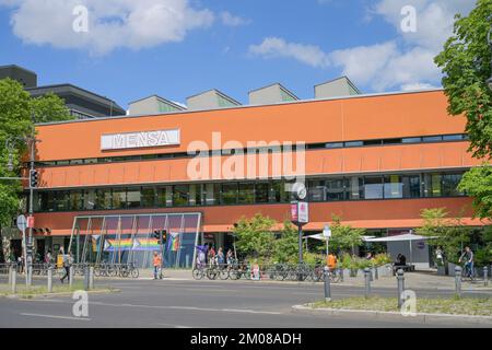 TU Mensa, Hardenbergstraße, Charlottenburg di Berlino, Deutschland Foto Stock
