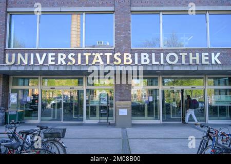 Universitätsbibliotheken tu Berlin und UDK Berlin, Volkswagen-Haus, Fasanenstraße, Charlottenburg, Charlottenburg-Wilmersdorf, Berlino, Germania Foto Stock