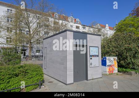 City-Toilette, Bundesplatz, Bundesallee, Wilmersdorf, Berlino, Germania Foto Stock
