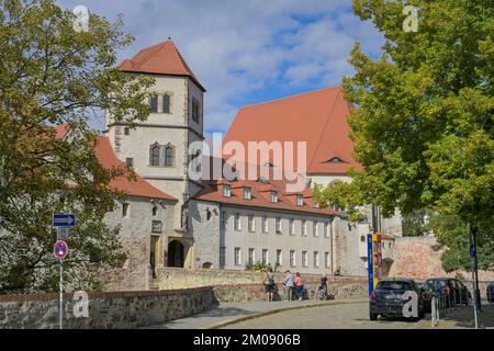 Moritzburg, Friedemann-Bach-Platz, Halle an der Saale, Sachsen-Anhalt, Deutschland Foto Stock