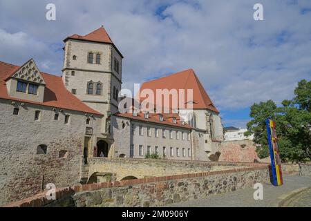 Moritzburg, Friedemann-Bach-Platz, Halle an der Saale, Sachsen-Anhalt, Deutschland Foto Stock