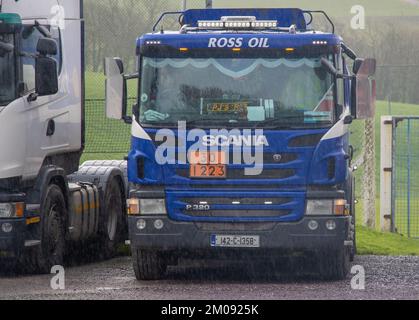 Barryroe Macra camion e trattore in aiuto di Clonakilty Community Hospital e Marymount University Hospital e Hospice, novembre 2022 Foto Stock