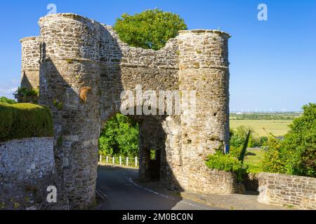 Winchelsea East Sussex grado i monumento elencato il 13th ° secolo lo Strand Gate Strand Hill Winchelsea Sussex Inghilterra GB Europa Foto Stock