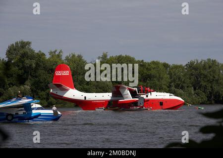 US Navy Martin Mariner barca volante e bombardiere d'acqua. Foto Stock