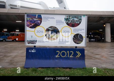 2014 - 2015 Storia dello Stadio Olimpico a Montreal, Quebec, Canada Foto Stock