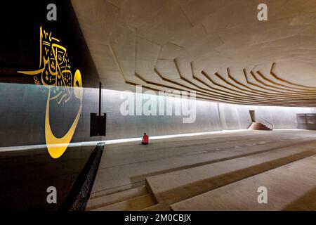 La moschea di Sancaklar è stata costruita in stile architettonico moderno a Istanbul, Turchia Foto Stock