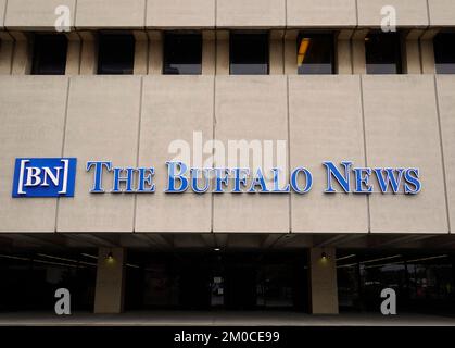 Il Buffalo News segno a Buffalo NY Foto Stock