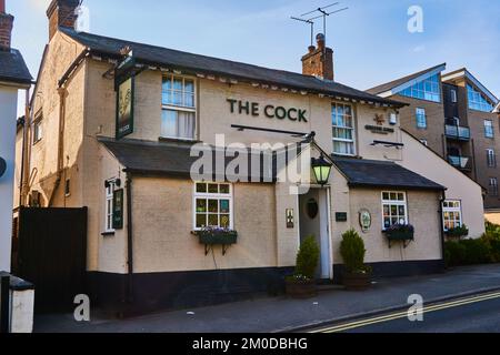 Vecchio pub inglese tradizionale a Stansted Mountfitchet Foto Stock