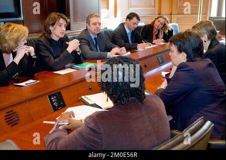 Ufficio dell'Amministratore (Lisa P. Jackson) - Connie Hedegaard e Teresa Ribera , Agenzia per la protezione ambientale Foto Stock