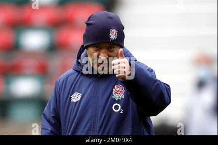 Foto del file datata 13-11-2020 del capo allenatore inglese Eddie Jones. L'Inghilterra ha saccheggiato il capo allenatore Eddie Jones, la Rugby Football Union ha annunciato. Data di emissione: Martedì 6 dicembre 2022. Foto Stock