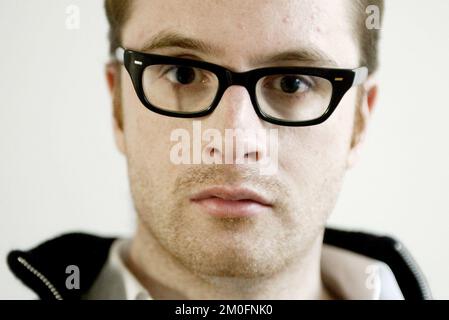 Il regista danese Nicolas Winding Refn. Nato nel 1971, i film includono "Pusher" (1996) e "Bleeder" (1999). Ora è fuori con il suo nuovo film 'Fear X'. Foto Stock