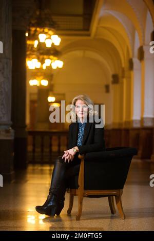 L'ex primo ministro della Danimarca Helle Thorning-Schmidt Foto Stock