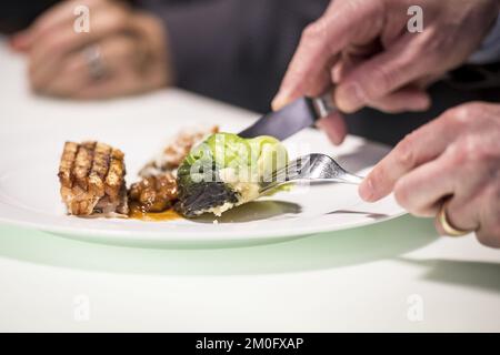 Il 7th 2018 novembre il principe ereditario Frederik e la principessa ereditaria Mary hanno partecipato a un evento gastronomico nordico e italiano a Roma. La coppia del principe ereditario fa parte di un tour di una delegazione d'affari che dura dal 6th al 8th novembre. Foto Stock