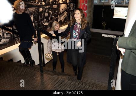 Crown Princess Mary partecipa alla selezione dei vincitori del Concorso Media al Politikens Hus di Copenaghen, mercoledì 29 gennaio 2020. Nell'ambito del tema "la morte è qualcosa di cui stiamo parlando”, l'obiettivo è stato quello di fornire agli studenti delle scuole medie conoscenze sull'industria dei media e su come pubblicare giornali e siti di notizie per informazioni sulla morte e le malattie gravi. (Foto: IDA Guldbæk Arentsen / Ritzau Scanpix) Foto Stock