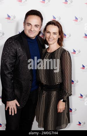 Parigi, Francia. 5th Dec, 2022. Laurent Amar e Delphine Zentout partecipano al Secours Populaire Gala al Musée des Arts forains il 5 dicembre 2022 a Parigi. Foto Stock