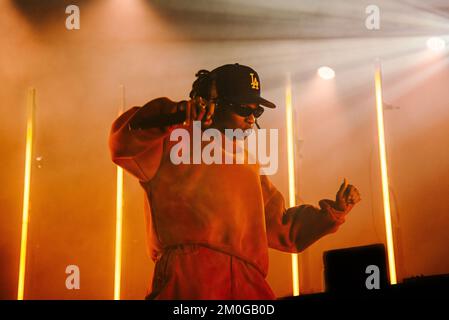 Fabrique, Milano, Italia, 05 dicembre 2022, Little Simz sul palco durante Little Simz - 2022 Live Tour Italia - Concerto di Musica Foto Stock