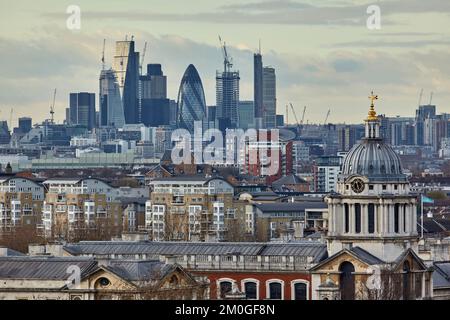 London City Skyline nel novembre 2017 Foto Stock