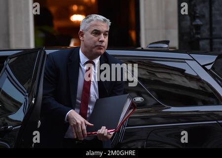 Londra, Inghilterra, Regno Unito. 6th Dec, 2022. STEVE BARCLAY, Segretario di Stato per la salute e l'assistenza sociale, arriva a un incontro del Gabinetto a Downing Street, Londra. (Credit Image: © Thomas Krych/ZUMA Press Wire) Foto Stock